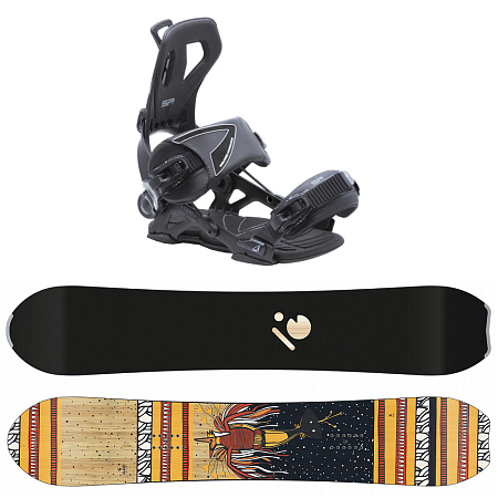 Комплит сноуборд STRAIGHT + крепления CORE MULTIENTRY FT